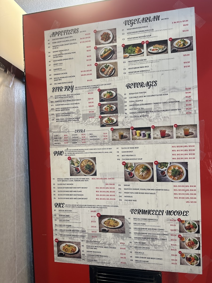 Pho Minh & Grill Menu - Image 1