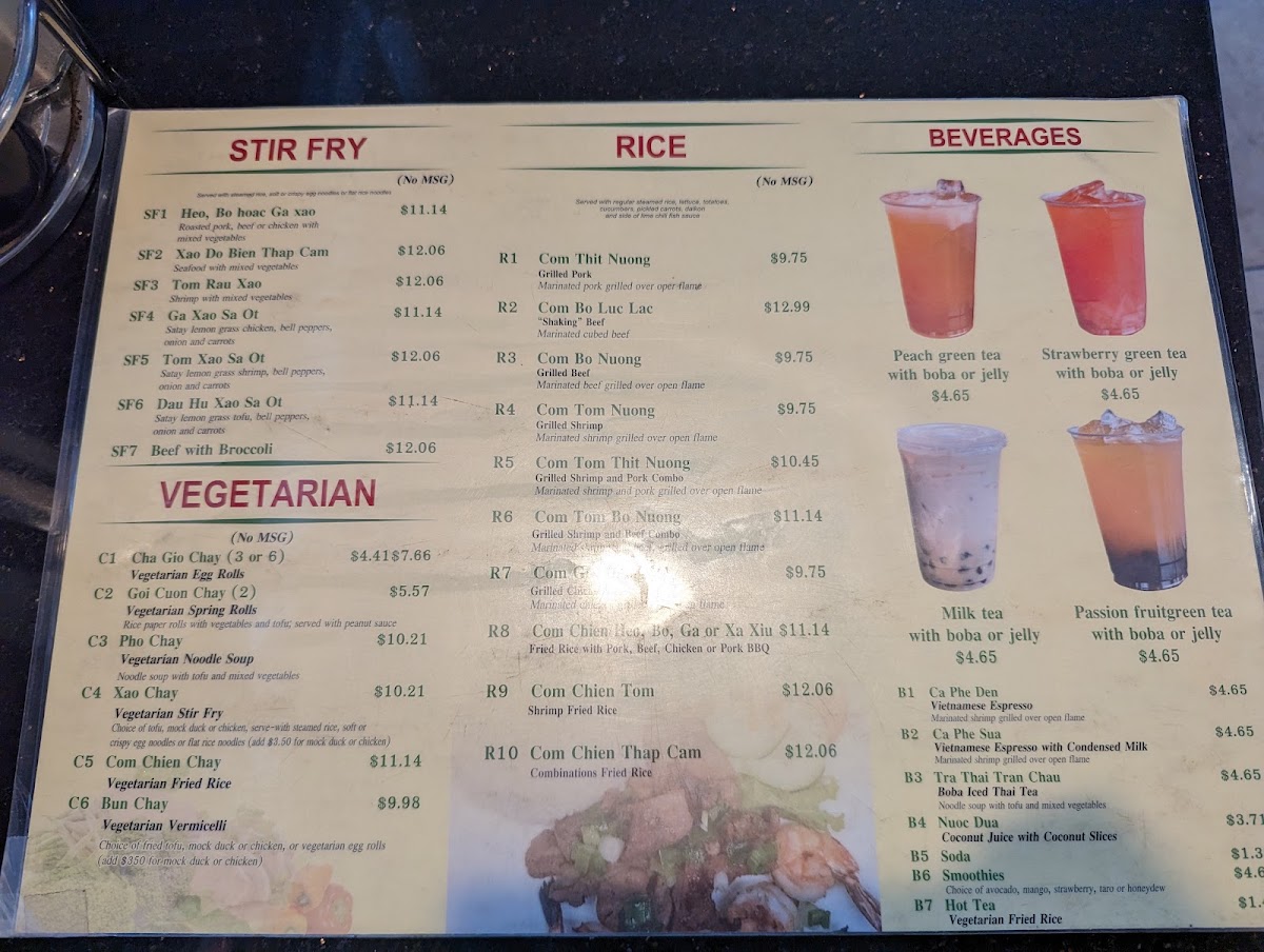 Pho Minh & Grill Menu - Image 4