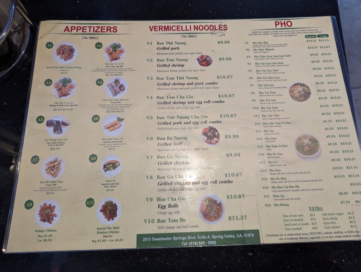 Pho Minh & Grill Menu - Image 5