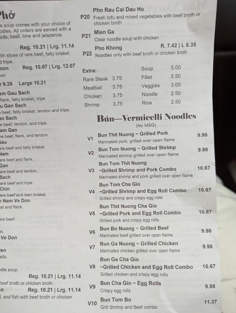 Pho Minh & Grill Menu - Image 6